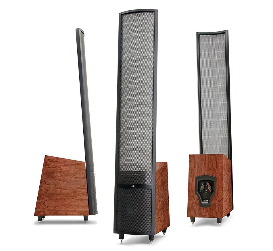MartinLogan Theos ESL Hybrid Electrostatic Loudspeaker (Black Ash) N3