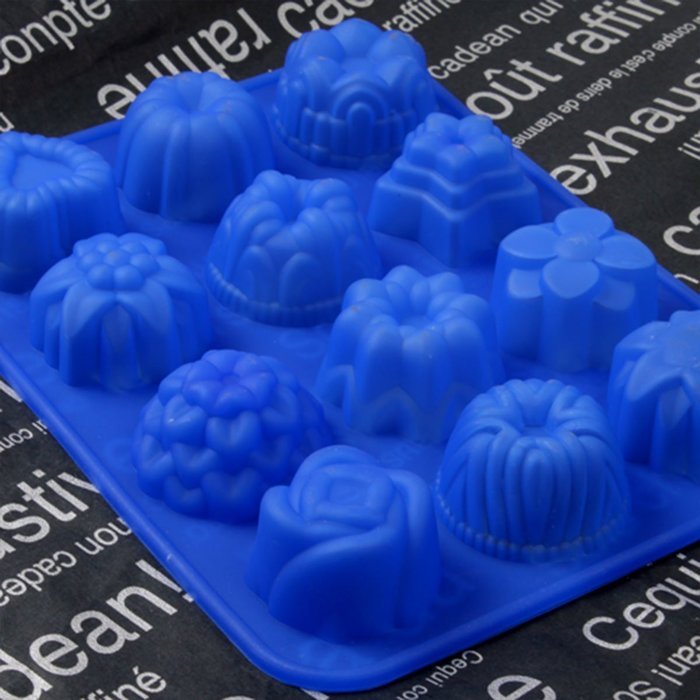 Chawoorim Flowers Silicone CandyMaking Molds - Cake Bread Chocolate Jelly Candy Baking Mould Craft Mold N2