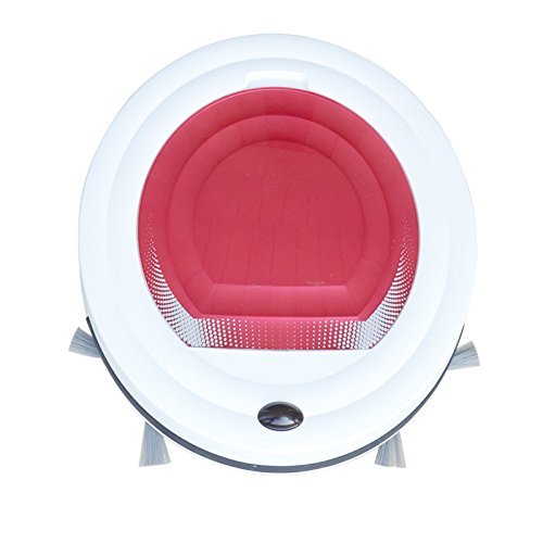 Lazy sweeping robot intelligent vacuum cleaner household cleaning automatically mute slim remote control , red N2