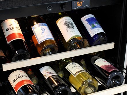 Marvel 61WCMBBOLR 24" Wine Cellar with 45-Bottle Capacity Including Magnum Bottles Right-Hinged Door 4 Slide Out... N2