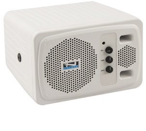 Anchor Audio, White Speaker Monitor w/ Wireless Receiver & Remote Control, AN-130U1RC+ N5