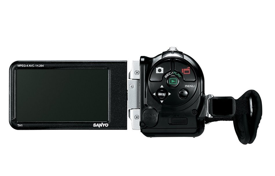 Sanyo VPC-TH1 HD Compact Flash Memory Camcorder w/ 30x Optical Zoom (Silver) (Discontinued by Manufacturer) N5