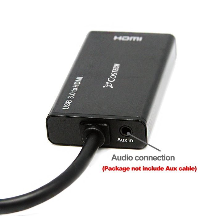 USB 3.0 To HDMI Multi Monitor Adapter, Costech HD 1080p Output External Video Card Adapter HDMI Display Projector... N2