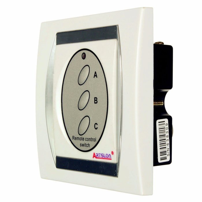 BephaMart 3 Channel Digital Wireless ON/OFF Light Lamp Remote Control Switch 86-type Outer Shipped and Sold by... N2