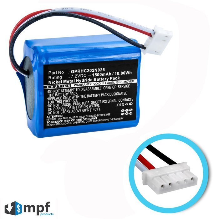 Replacement 4409709 GPRHC202N026 Battery for iRobot Braava 380, Braava 380T, Mint 5200, Mint 5200C Floor Cleaning...