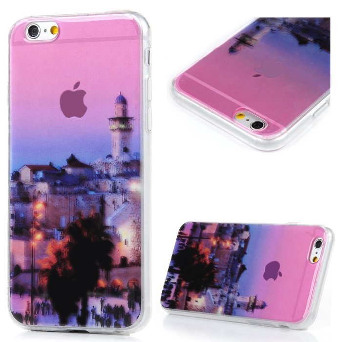 Badalink iPhone 6S Case,iPhone 6 Case (4.7") Soft TPU Shockproof Rubber Skin Gel Fancy Scenery Series Bumper Slim... N33