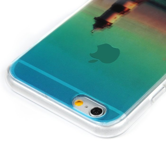 Badalink iPhone 6S Case,iPhone 6 Case (4.7") Soft TPU Shockproof Rubber Skin Gel Fancy Scenery Series Bumper Slim... N37