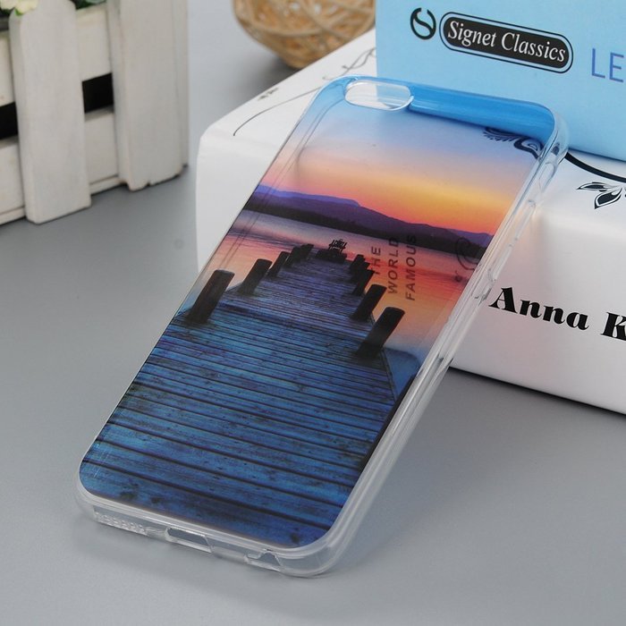 Badalink iPhone 6S Case,iPhone 6 Case (4.7") Soft TPU Shockproof Rubber Skin Gel Fancy Scenery Series Bumper Slim... N39