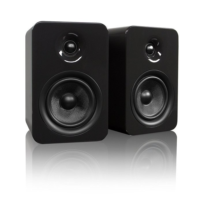 Kanto YUMI Passive Bookshelf Speakers - Matte Black (YUMIP-BLK)