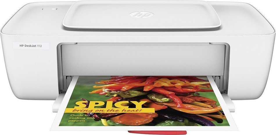 HP - DeskJet 1112 Printer - White N3