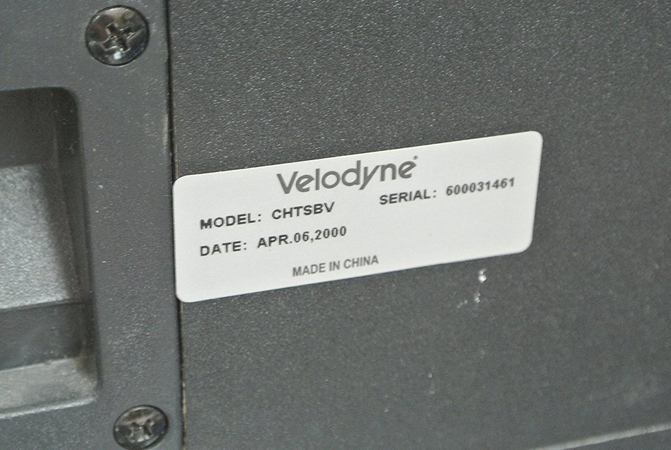 Velodyne CHTSBV Gray Audiophile Center Channel Surround Sound Speaker