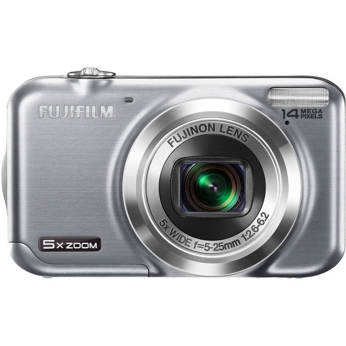 Fujifilm FinePix JX300 Silver 14MP Digital Camera with 5x Optical Zoom and 2.7-Inch LCD