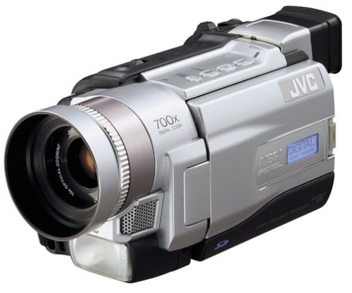 JVC GRDVL820U MiniDV Digital CyberCam Video Camera with 3.5" LCD, SD Memory Card Compatibility & B/W Viewfinder...