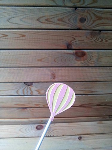 Pastel Hot Air Balloon Cupcake Toppers - up up & away party - party supplies - cake decorations N4