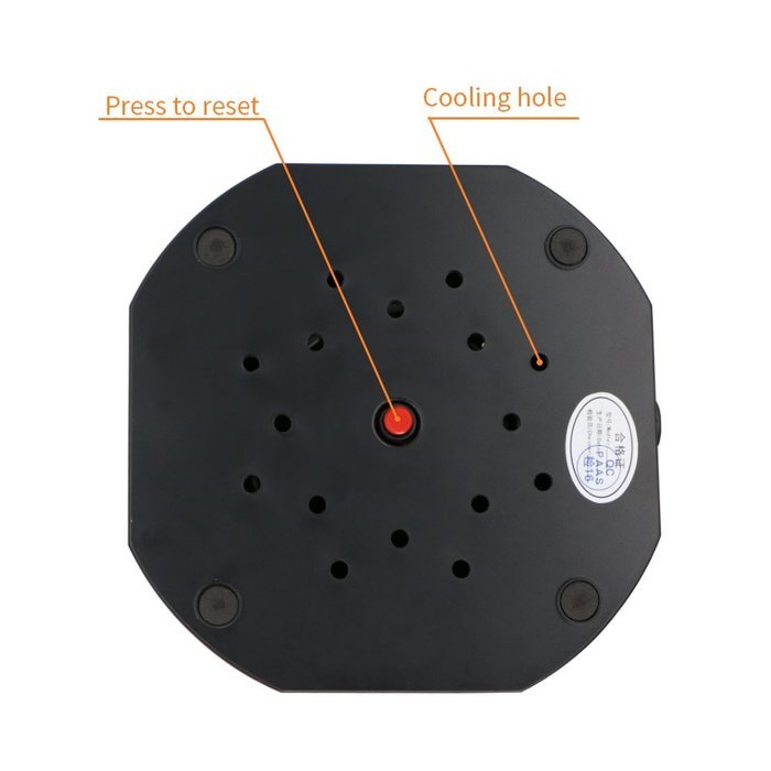 Power Strip Surge Protector, Bukm Smart 6-Outlet with 4-USB Surge Protection Power Socket 110-250V Worldwide Voltage... N14