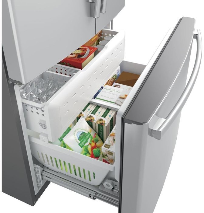 GE Stainless Steel French-Door Bottom Freezer Refrigerator N4