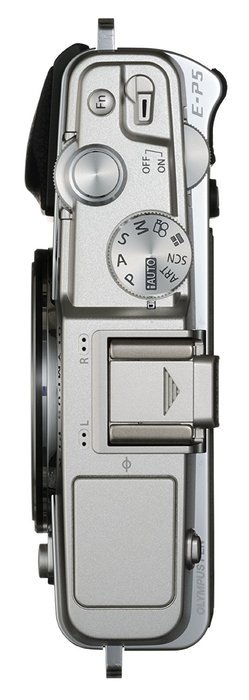 OLYMPUS Micro Four Thirds PEN E-P5 Silver E-P5 BODY SLV - International Version (No Warranty) N8