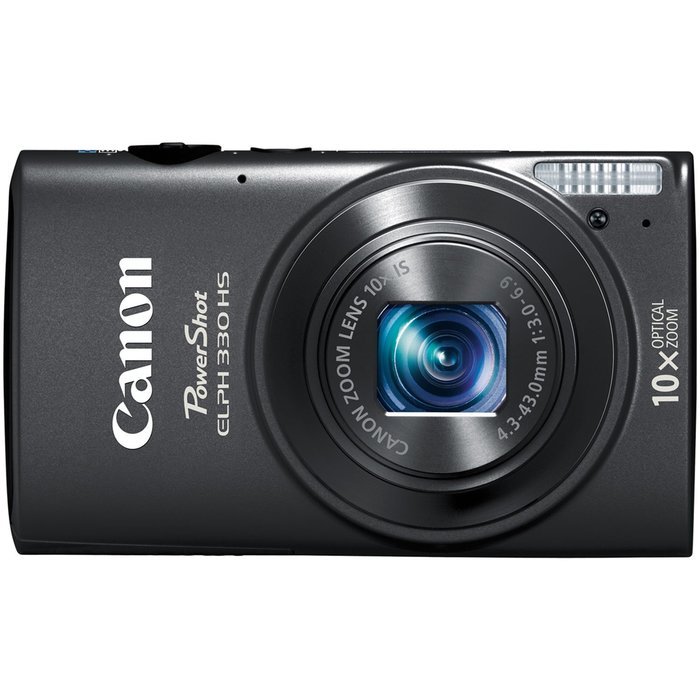 Canon PowerShot ELPH 330 12MP Digital Camera with 10x Optical Image Stabilized Zoom with 3-Inch LCD (Pink) (OLD... N5