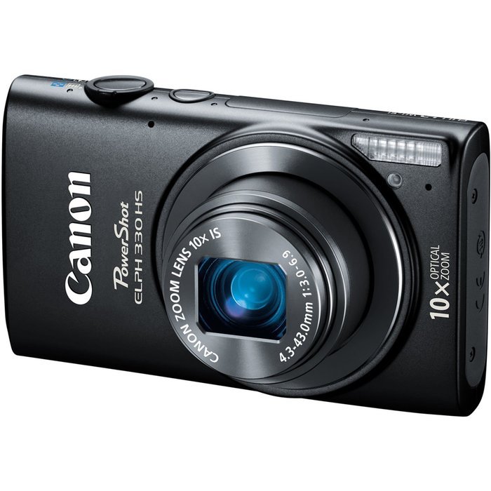 Canon PowerShot ELPH 330 12MP Digital Camera with 10x Optical Image Stabilized Zoom with 3-Inch LCD (Pink) (OLD... N6