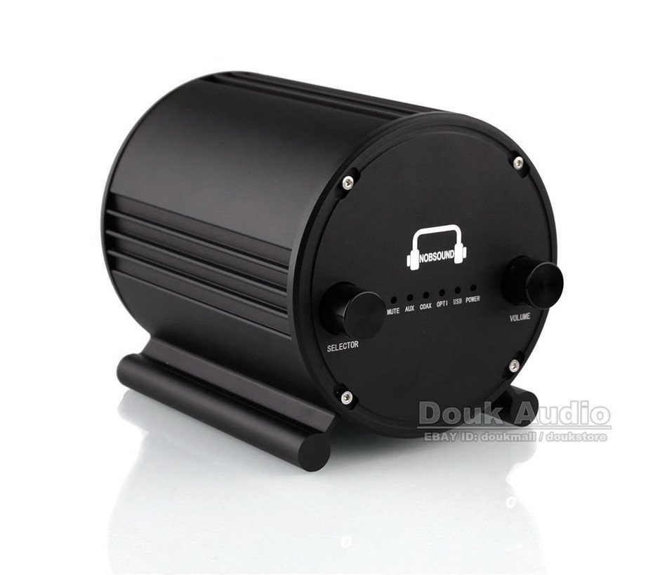 Nobsound Coaxial/Optical/USB DAC & Integrated Amplifier Digital HiFi Power Amp Black