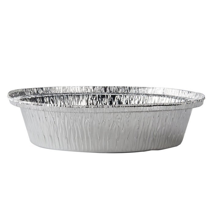 SafePro Aluminum Foil Pan, 7-Inch (Case of 250), Foil Bakeware, Round Foil Baking Pans, 7 1/8"x 7 1/8" x 1 1/2...