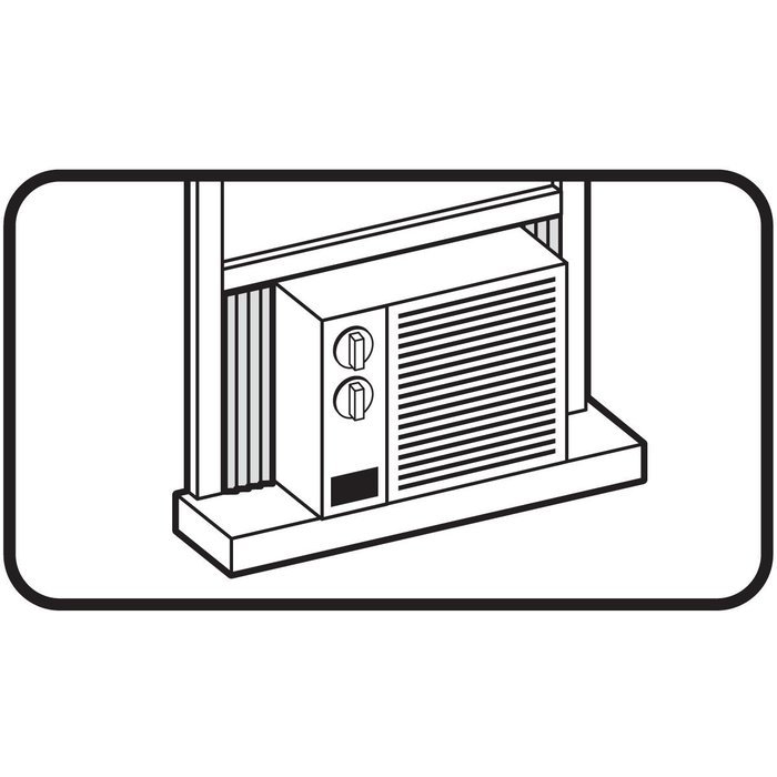 M-D Building Products 8308 Air Conditioner Side Panel Kit, Gray