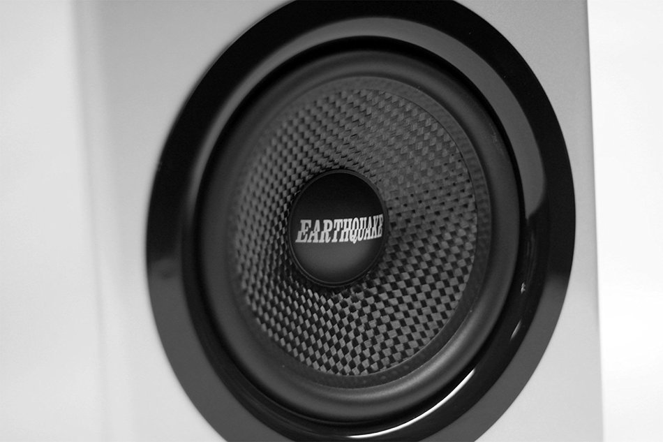 Earthquake Sound IQ52S iPod Docking Speaker System (Silver Piano Gloss, Pair)