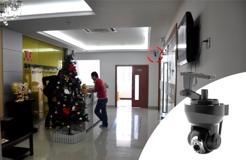 Budget Plug and Play IP Camera "Securas" - 1/4 Inch CMOS, 10m Nightvision, Pan + Tilt, Motion Detection N5