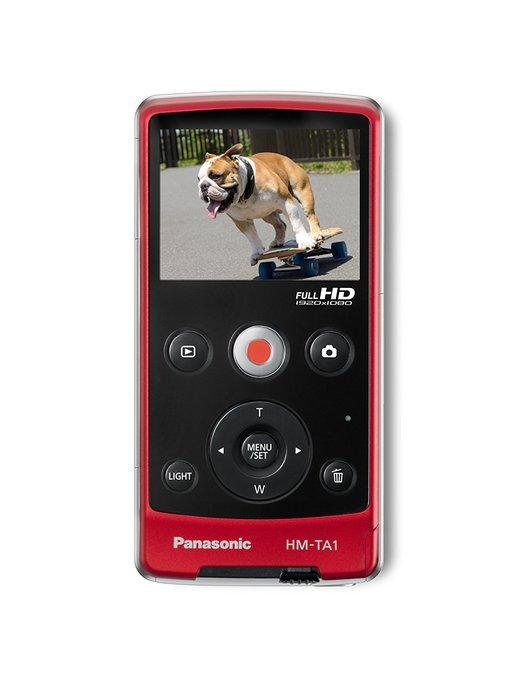 Panasonic TA-1 Ultrathin HD Pocket Camcorder Enabled with Skype and iFrame (Red) N6