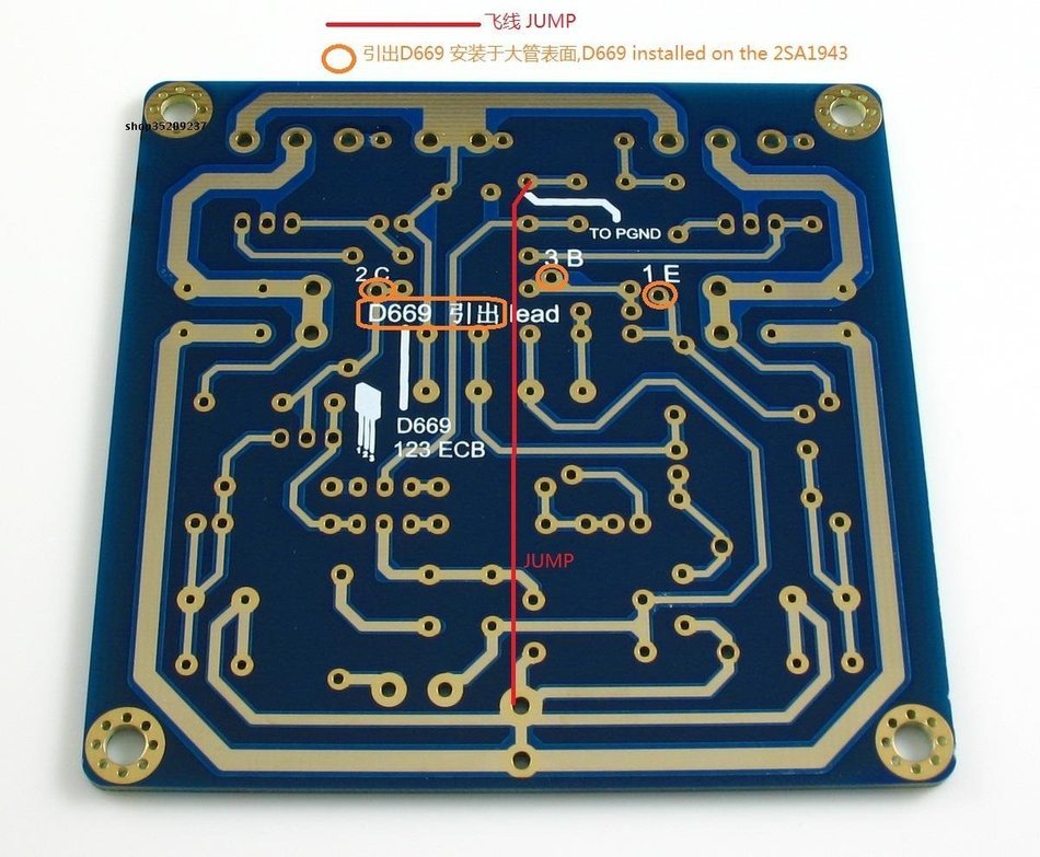 Destroyer X Amplifier TTA1943 TTC5200 Dual Channel Amplifier Kit