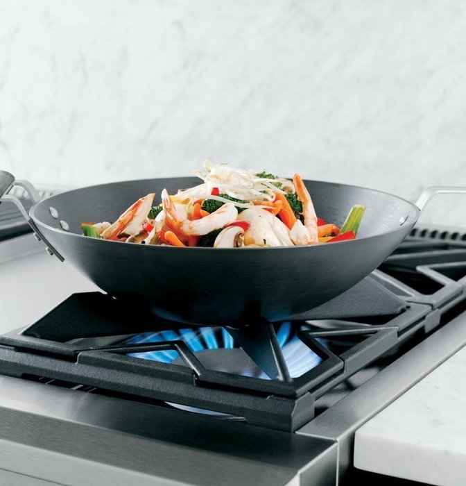 GE CGU366SEHSS Cafe 36" Black Gas Sealed Burner Cooktop N3