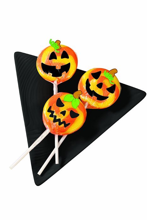 Wilton 1006-0558 Jack-o-Lantern 12-Piece Lollipop Cupcake Pick Kit