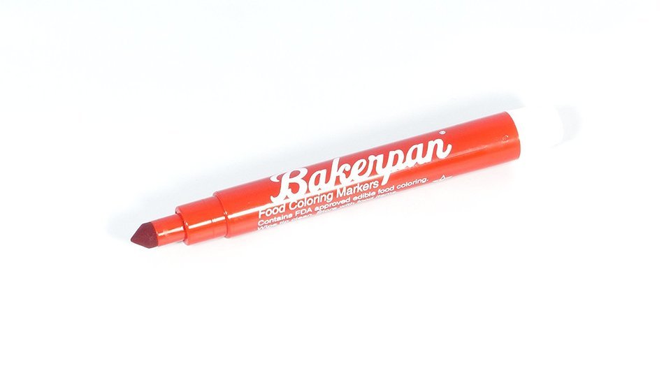 Bakerpan Food Coloring Markers, Standard Tip, Primary Colors Blue Red & Yellow, Set of 3 N3