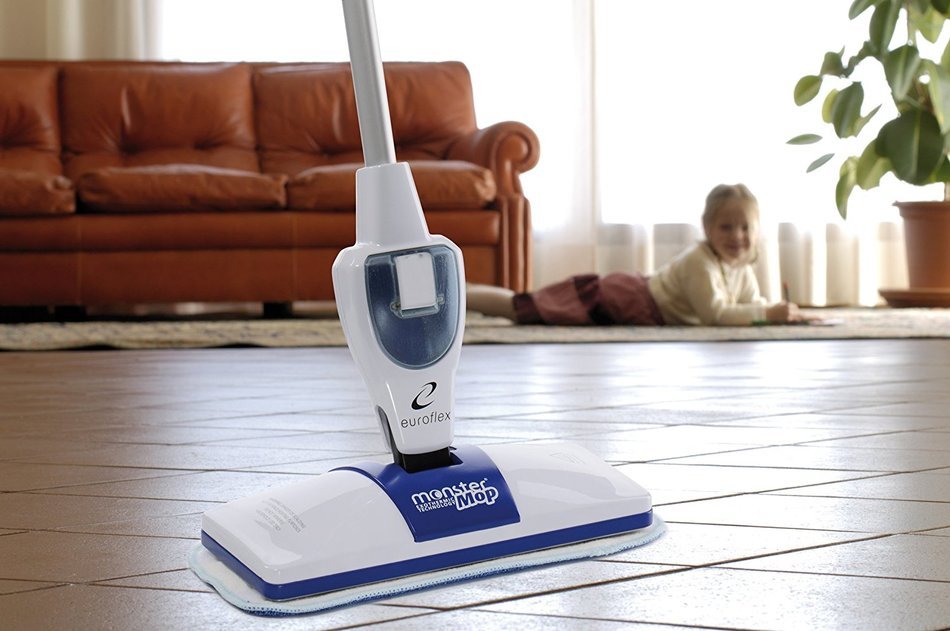Euroflex MC1 Monster Mop Hot & Cold Floor Cleaner - Exothermic Energy Clean Heat Technology - Use As a Dry Mop... N3