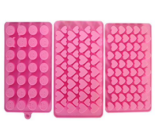 AS mini Heart shaped chocolate silicone mold,Candy mold,Pudding mold,baking mold,Cake Decorating, 3pcs!