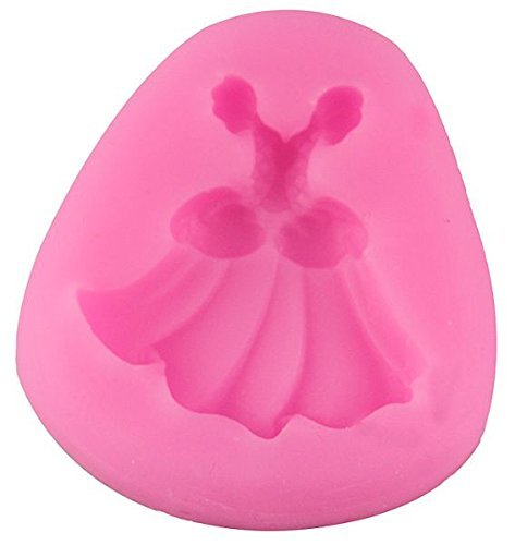 Princess Cinderella Dress Mini Silicone Mold - Fondant, Chocolate, Craft
