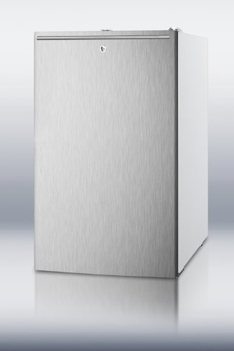 Summit FF511LBISSHH 20" 4.1 cu. ft. Capacity Built-in Capable Undercounter Compact Refrigerator with Horizontal... N5