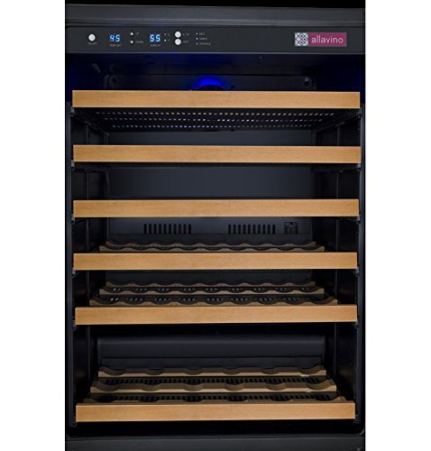 FlexCount Series 56 Bottle Single Zone Freestanding Wine Refrigerator N8