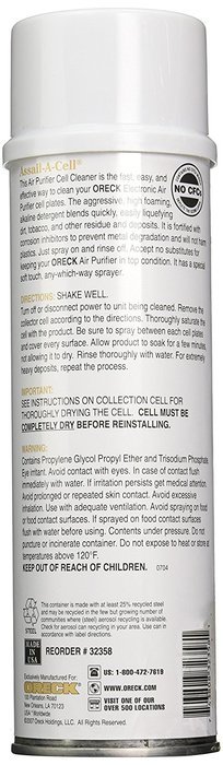 Oreck Cleaner, Cell 20 oz. Spray N2