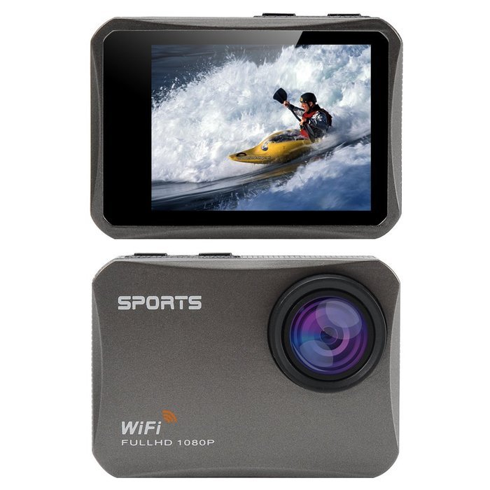 Ultra HD Sport Action Camera - 4K At 25FPS, 130 Degree View, 16MP, 2 Inch Screen, Wi-Fi, Free iOS + Android Apps... N2