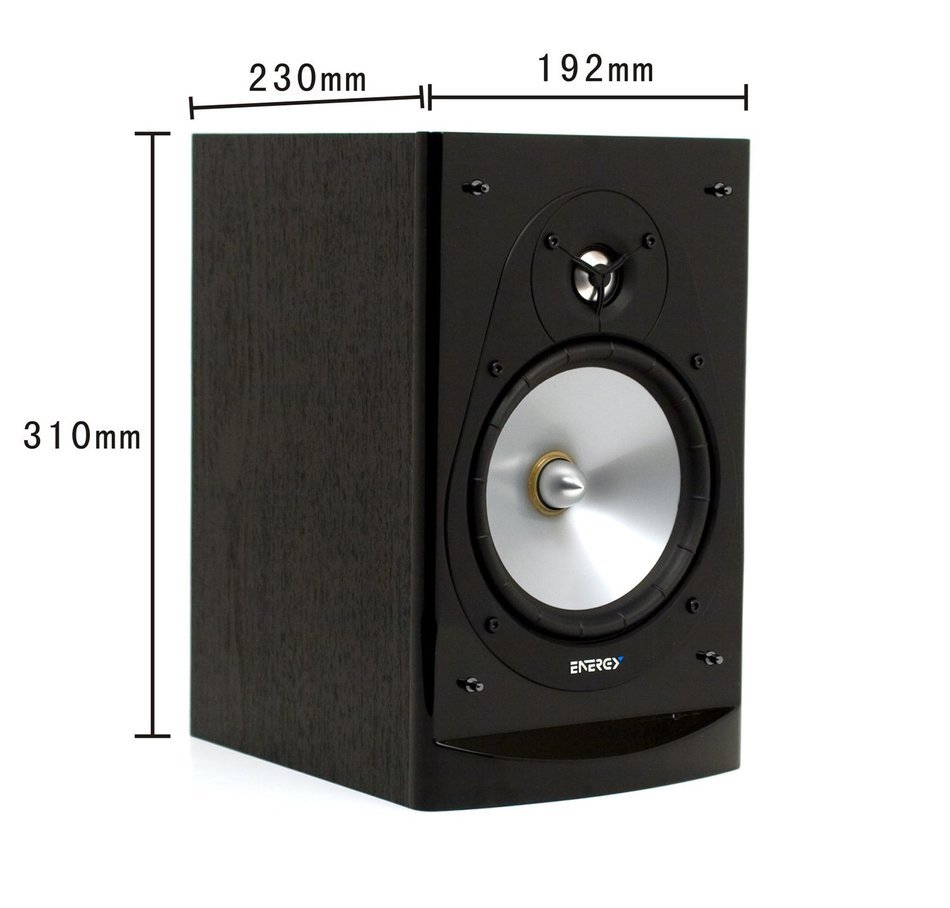 Energy CB-20 Bookshelf Speakers (Pair,Black) N2