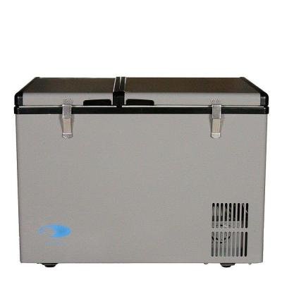 Cu. Ft. 62 Qt. Dual Zone Portable Freezer in Gray with Two Separately Controlled Temperature Zones, You Can Set... N2