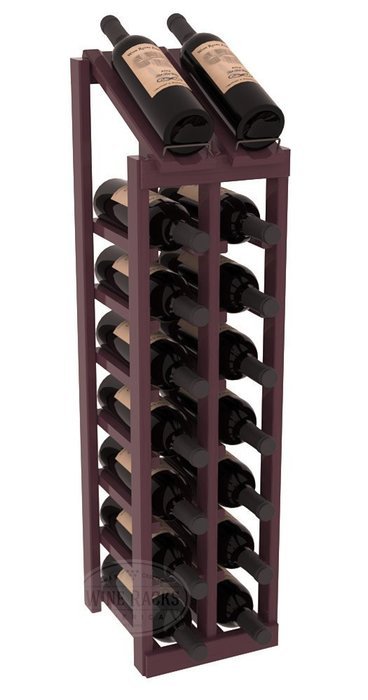 Wine Racks America Ponderosa Pine 2 Column 8 Row Display Top Kit. 13 Stains to Choose From! N6