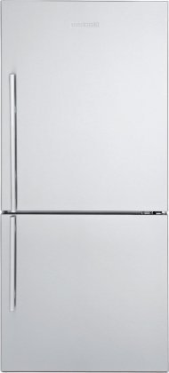 Blomberg BRFB1812SS 30" 16.2 cu. ft. Bottom-Freezer Refrigerator with Electronic Controls Anti-Fingerprint Door...