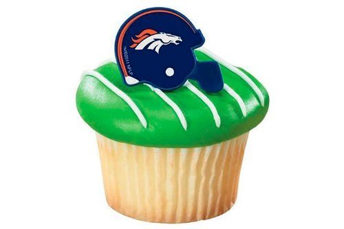 1 X NFL Denver Broncos Cupcake Rings 12 Pack