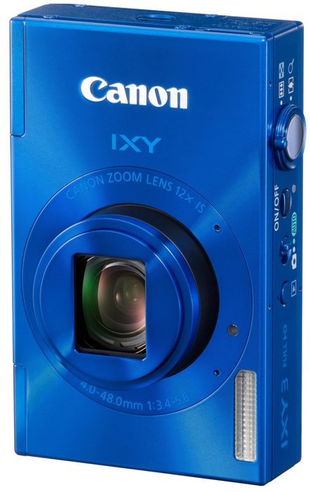 Canon Digital Camera IXY 3 (Blue) 12x Optical Zoom CMOS IXY3(BL) - International Version N3