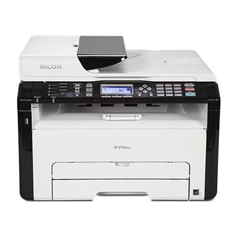 Ricoh SP 213SFNw 4-In-1 Monochrome Multifunction Wireless Laser Printer, 23ppm Black/White, 600x600/1200x600 dpi...