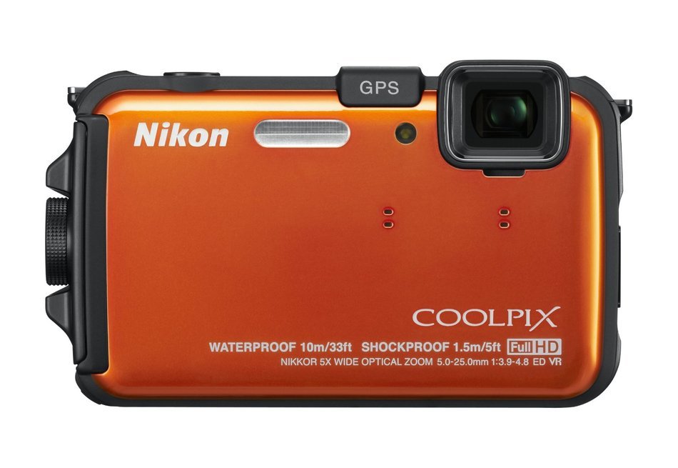 Nikon COOLPIX AW100 16 MP CMOS Waterproof Digital Camera with GPS and Full HD 1080p Video (Camouflage) (OLD MODEL) N8