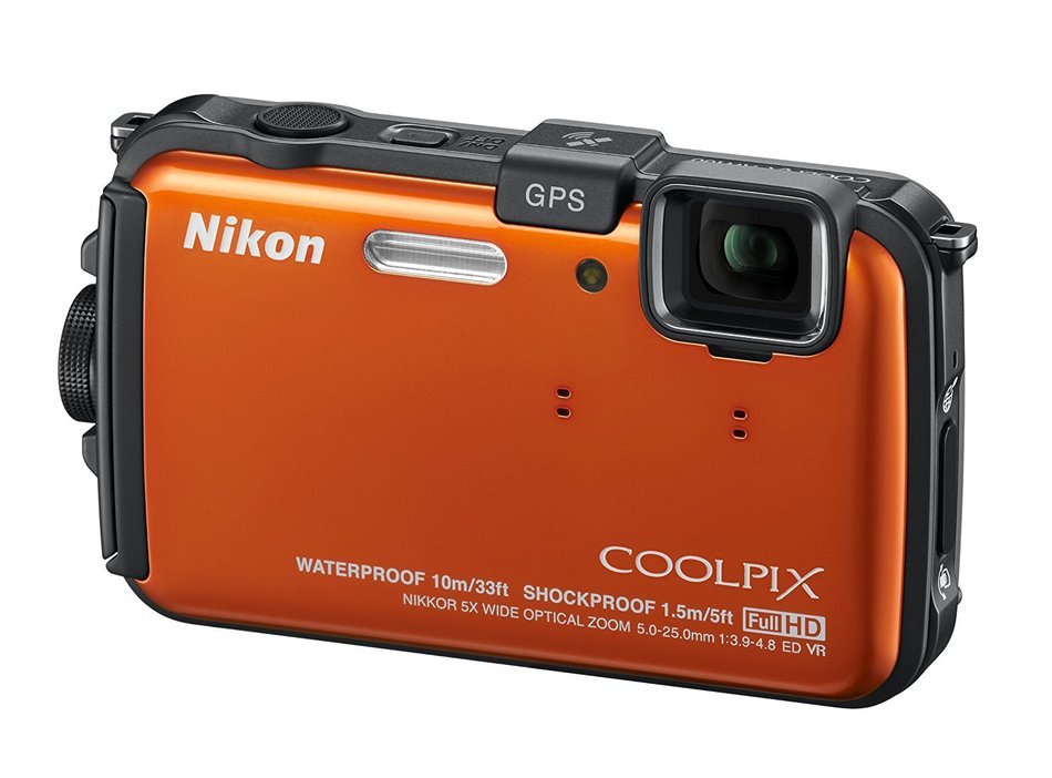 Nikon COOLPIX AW100 16 MP CMOS Waterproof Digital Camera with GPS and Full HD 1080p Video (Camouflage) (OLD MODEL) N9