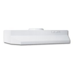 30" White Round Ducted Broan Rangehood - 423001
